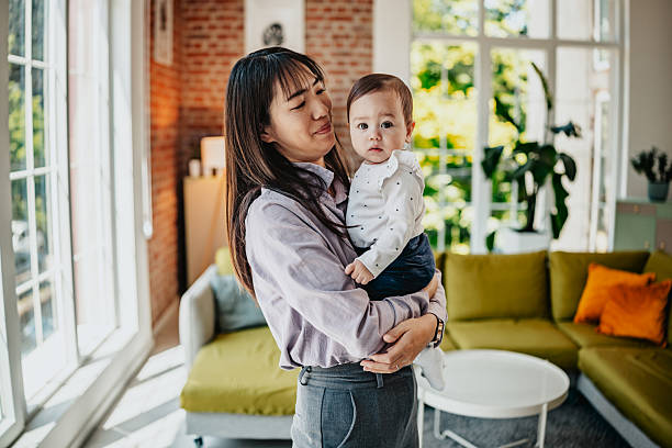 istock Mother and child bonding at home 2224116585