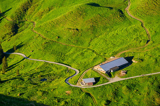 Swiss chalet near Reichenbach in Switzerland