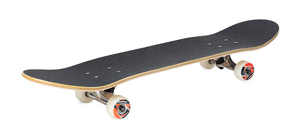 istock One skateboard isolated on white. Sports equipment 2224120992