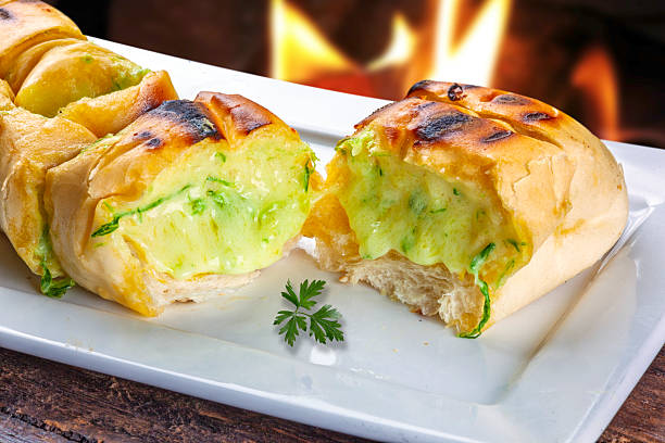 istock Garlic bread, traditional in Brazilian barbecue 2224123491