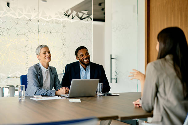 istock Professional Business Meeting in Modern Office 2224132604