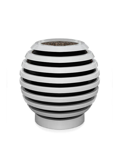 istock Ceramic cachepot for indoor plants isolated on a white background. 2224133742