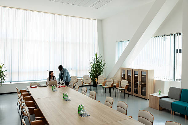 istock Colleagues preparing business meeting using laptop 2224136609
