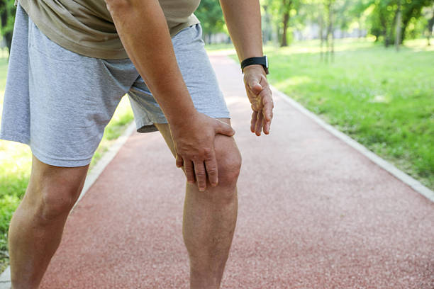 istock Knee Injury During Outdoor Training In Park 2224141108