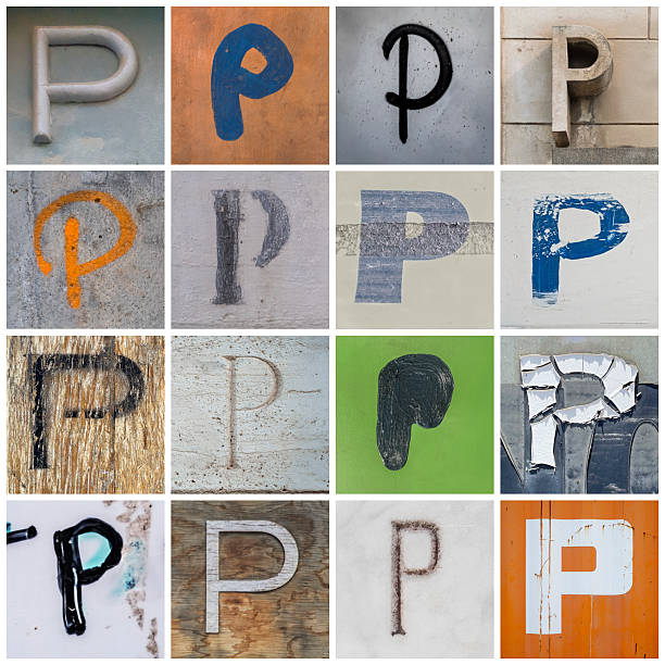 istock Urban street 16 letters P - #02 2224143474
