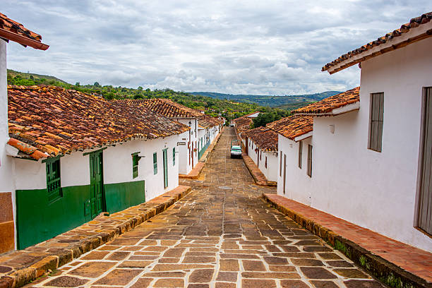 istock Charming Street in Barichara, Colombia 2224145158
