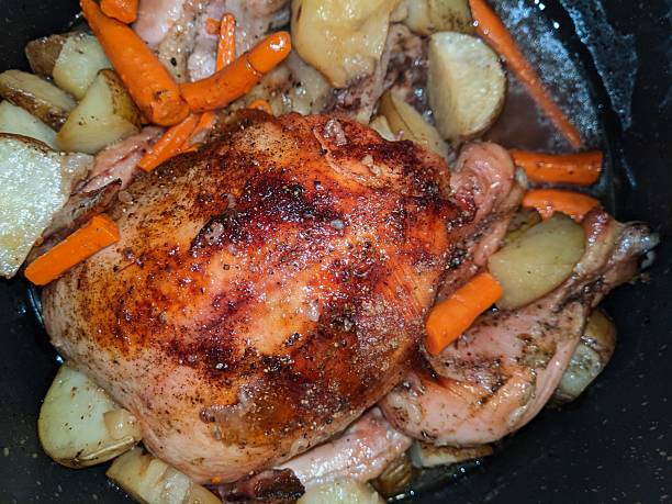 istock Roasted Chicken with Potatoes and Carrots 2224147005