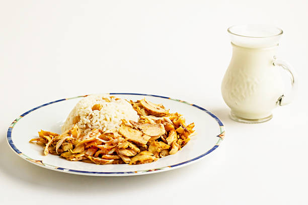 istock Turkish Pilaf with chicken doner kebab 2224148825