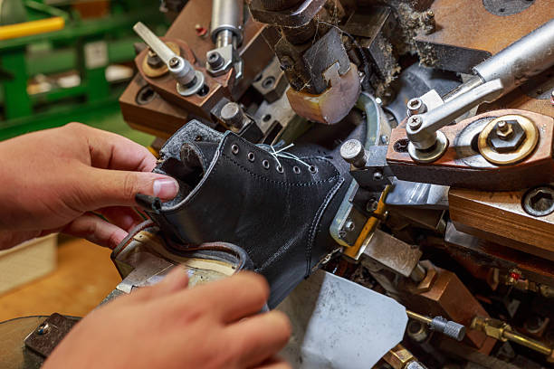 istock Special equipment for stretching and attaching footwear. 2224161682