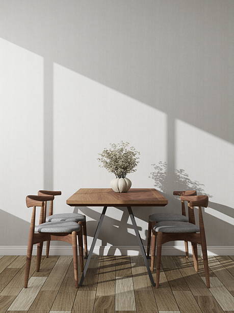 istock Modern dining room with good lighting and interior design 2224178337