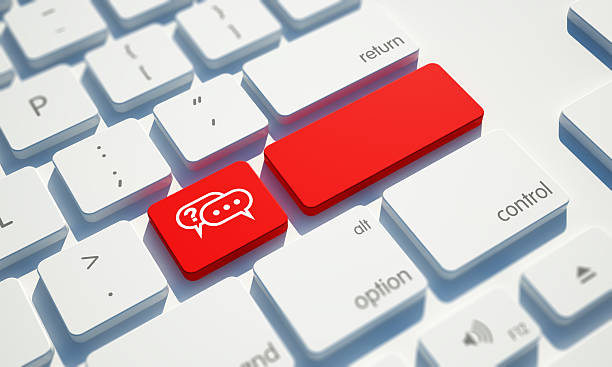 istock Online Q&A and Urgent Support Keyboard 2224179257