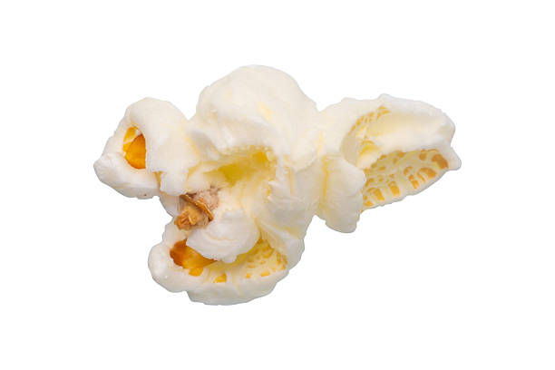 istock Tasty popcorn close up isolated on white background 2224179452