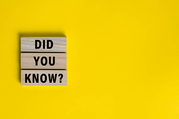 istock did you know words on wooden blocks isolated on yellow background. copy space 2224191433