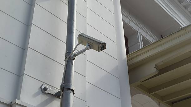 istock Security Camera Monitoring Public Area 2224195801