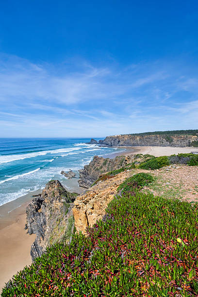 istock Rocky coastline in the west Algarve (Portugal) 2224199464