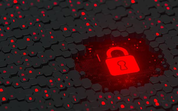 istock Phishing Cyber Security Ransomware Fingerprint Email Encrypted Technology, Digital Information Protected Secured 2224199624