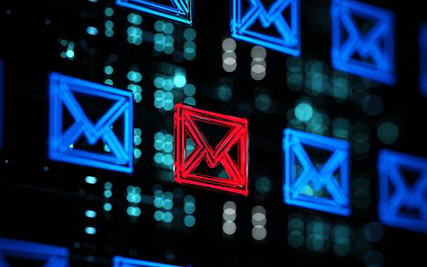 istock Phishing Cyber Security Ransomware Fingerprint Email Encrypted Technology, Digital Information Protected Secured 2224199766