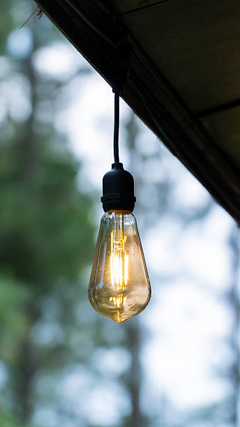 istock A warm, vintage-style light bulb suspended with visible filaments, against a soft, unfocused backdrop 2224201121