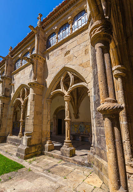 istock A stunning Gothic-style structure with intricate stone arches, detailed columns, and vibrant tiled walls 2224204598