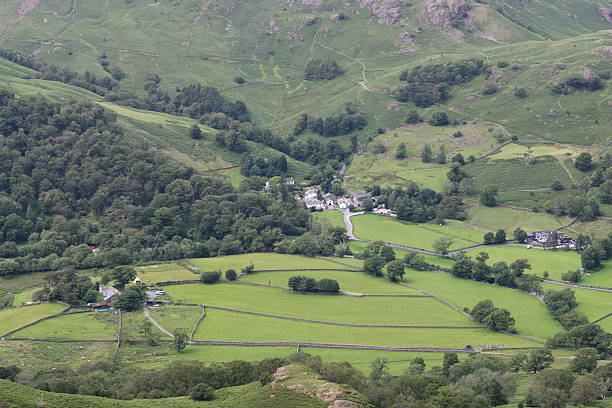 istock Hamlet nestling beneath hills in the Lake District 2224204638