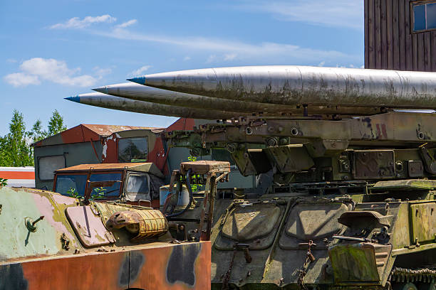 SAM-3, SA-3 GOA anti-aircraft missile in the Kalemegdan, the fortress of Belgrade in Serbia