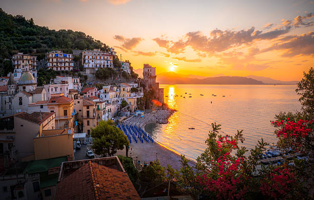 istock Cetara town at sunrise, Amalfi coast 2224206142