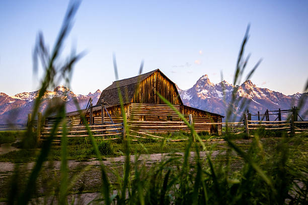 Sunrise at Grand Teton national park.