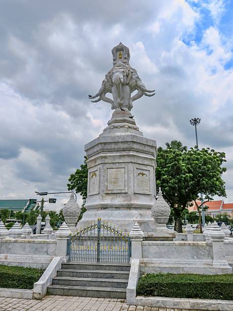 istock The Three-headed Elephant Erawan Statue In Old Town Bangkok 2224216729