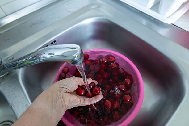 istock washing cherries under running water by hand 2224220982