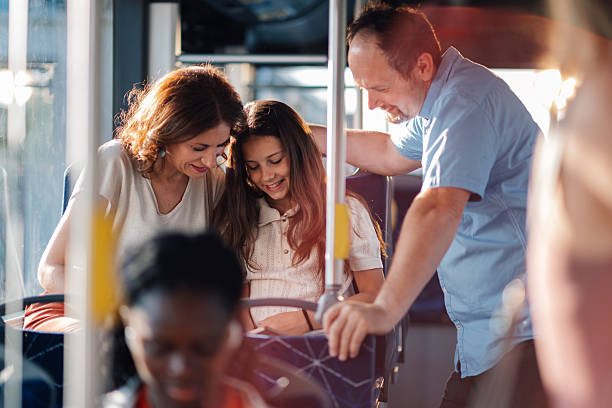 istock Family enjoying time together while traveling by bus 2224225496