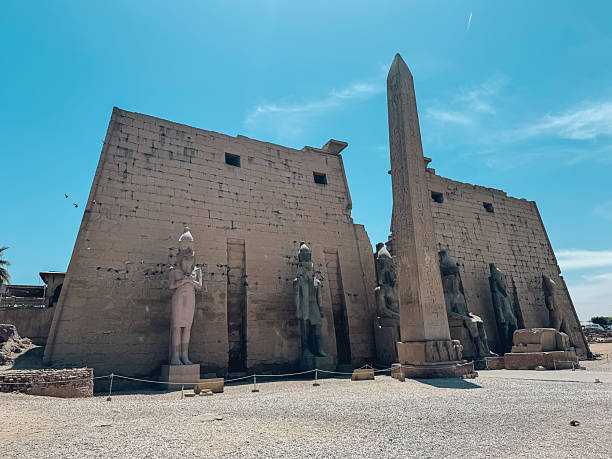 istock Luxor temple's first pylon standing tall under the egyptian sun 2224225997