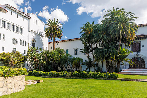 istock Historic Santa Barbara Courthouse with Spanish Colonial Revival architecture 2224226650