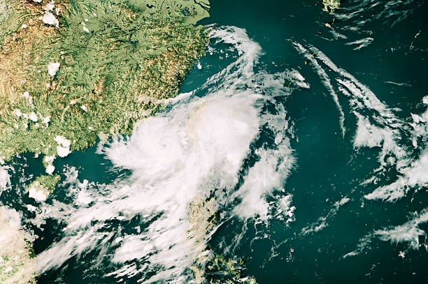 istock Typhoon Danas 2025 Cloud Map South China Sea 3D Render Color 2224232631