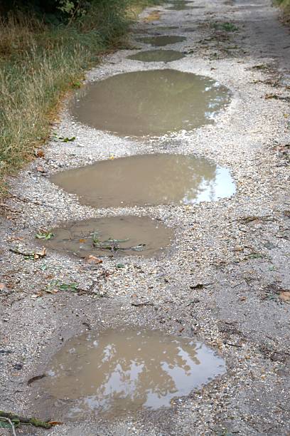 istock Water on the ground after the storm 2224233859