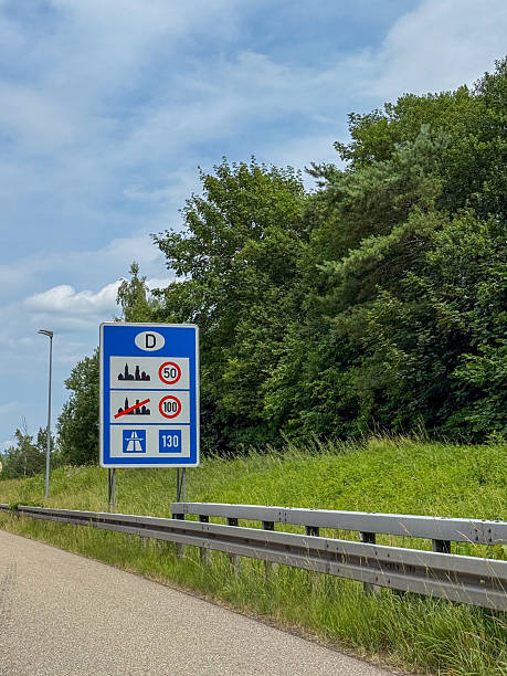 Dutch / German border, Germany. July 3rd, 2025: Sign on the German border at the Dutch and German border