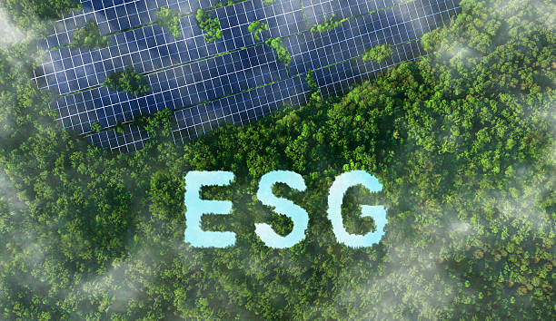 istock Environment Social and Governance in sustainable and ethical business concept.Using technology of renewable resource to reduce pollution. 2224247926