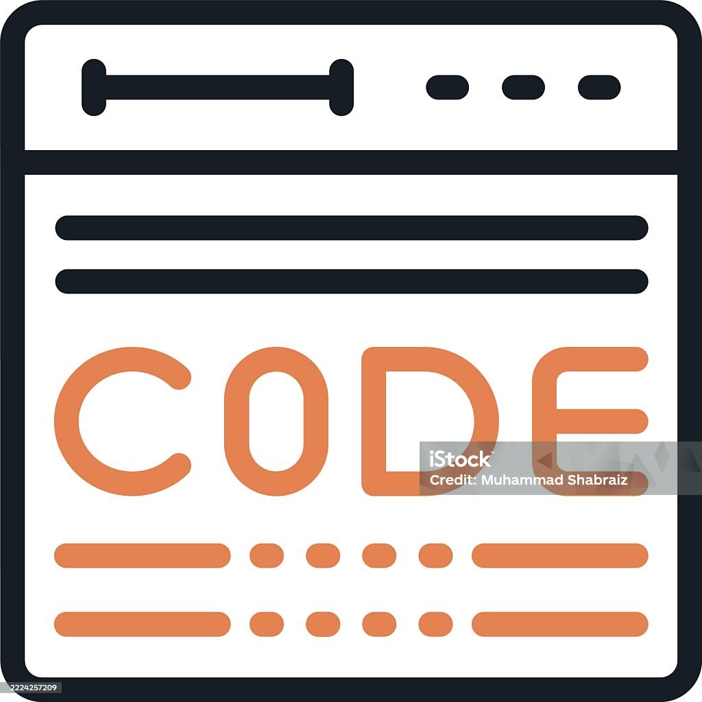 Icône de ligne de code due - clipart vectoriel de Carré - Composition libre de droits Icône de ligne de code due - clipart vectoriel de Carré - Composition libre de droits