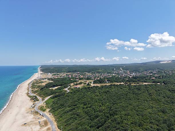 istock Aerial view of a peaceful beach 2224264711