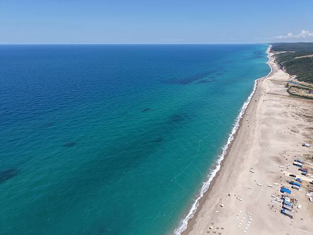 istock Aerial view of a peaceful beach 2224264787