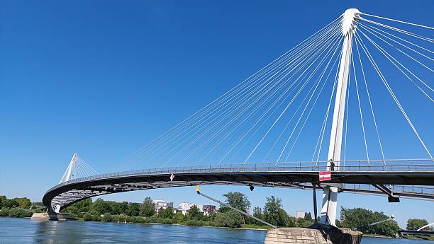 istock Pedestrian bridge in Kehl over the Rhine 2224265360