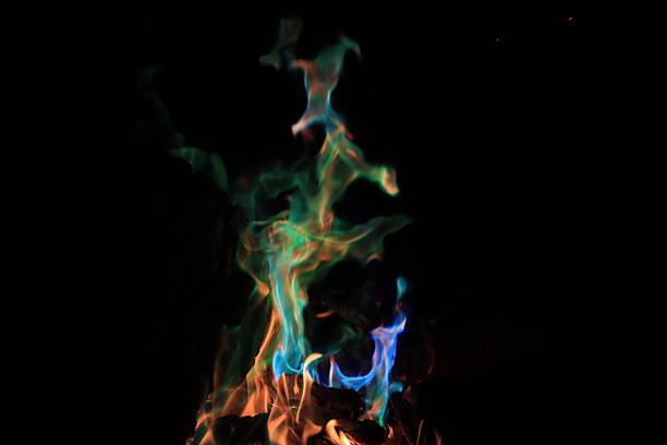 istock A summer night by the bonfire. 2224270201