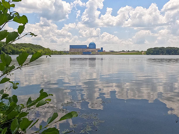 istock Nuclear Power Station on a Cooling Lake 2224271101