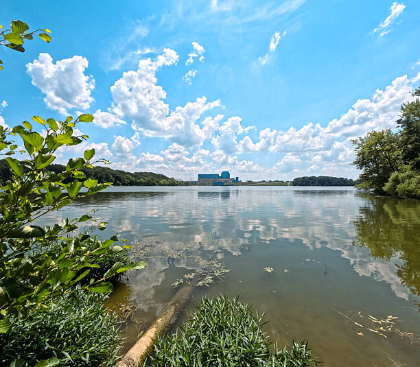 istock Nuclear Power Station on a Cooling Lake 2224271103