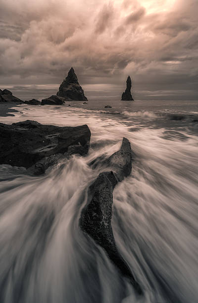 Dramatic Seascape at Reynisdrangar, Iceland