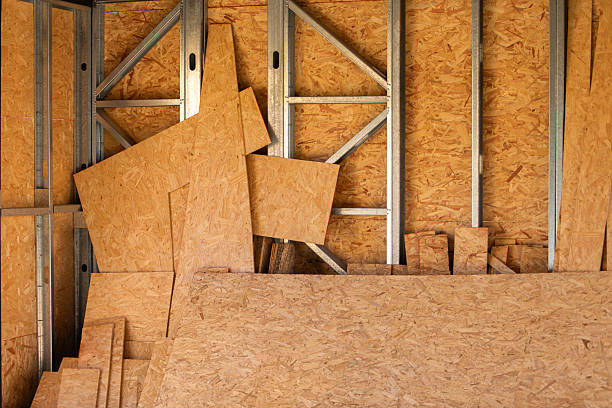 istock Interior of a house under mass timber construction 2224286619