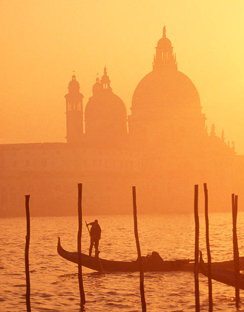 Venice, Grand canal at sunrise