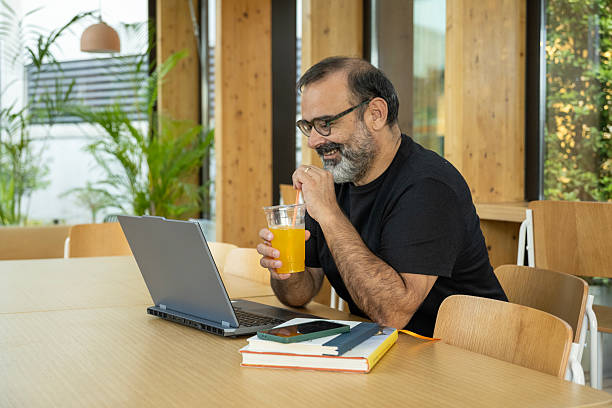istock Professional man working at the coffee shop 2224300309