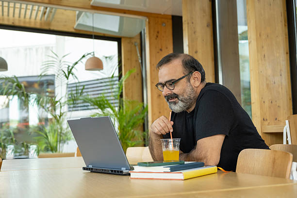 istock Professional man working at the coffee shop 2224300310