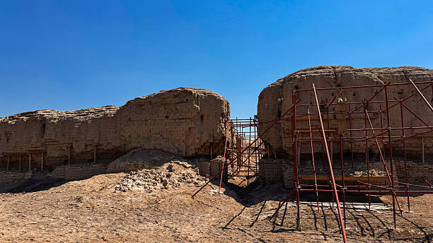 istock Exploring the ancient Kish archaeological site in Iraq under clear blue skies 2224304571