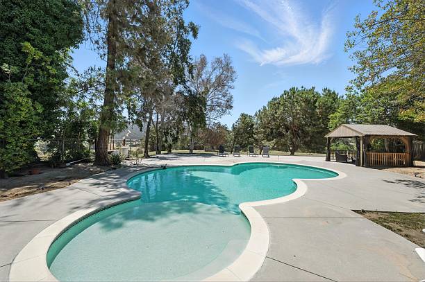 istock Private Ranch-Style Home with Pool, Mature Landscaping, and Modern Light Interiors 2224317920